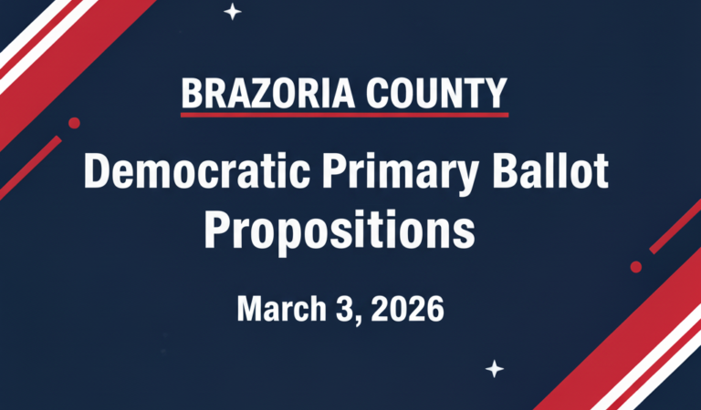 Democratic  Primary Ballot Propositions – March 3, 2026