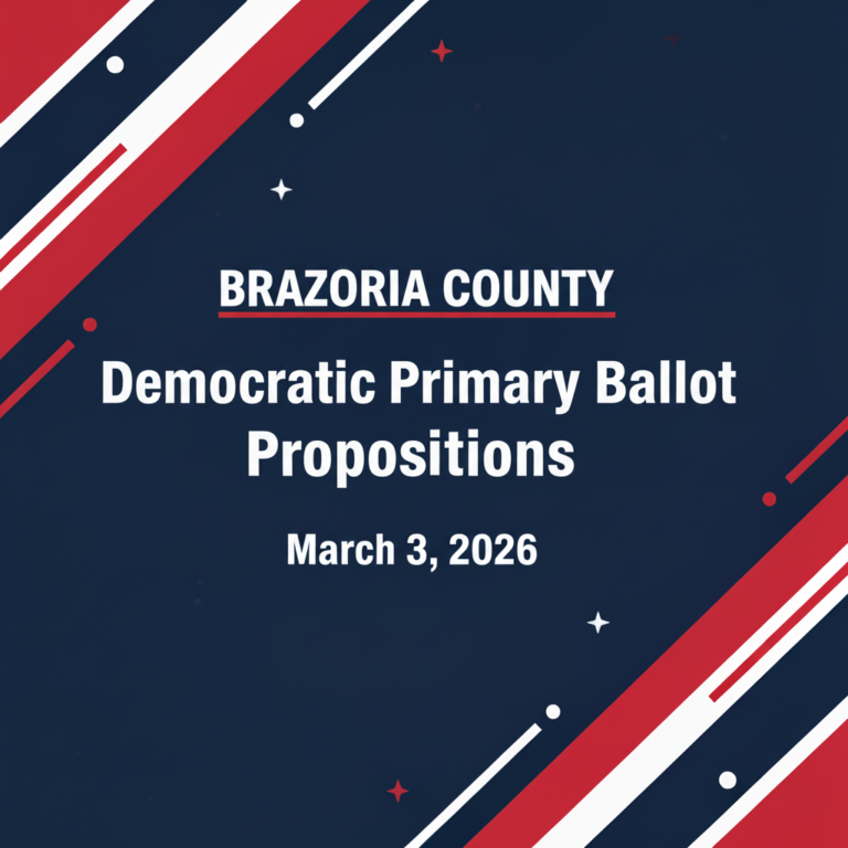 Democratic  Primary Ballot Propositions – March 3, 2026
