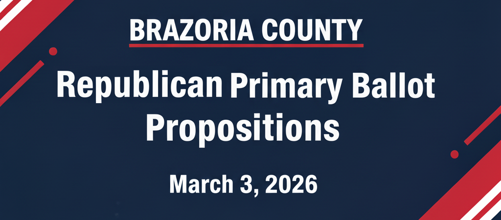 Republican Primary Ballot Propositions – March 3, 2026