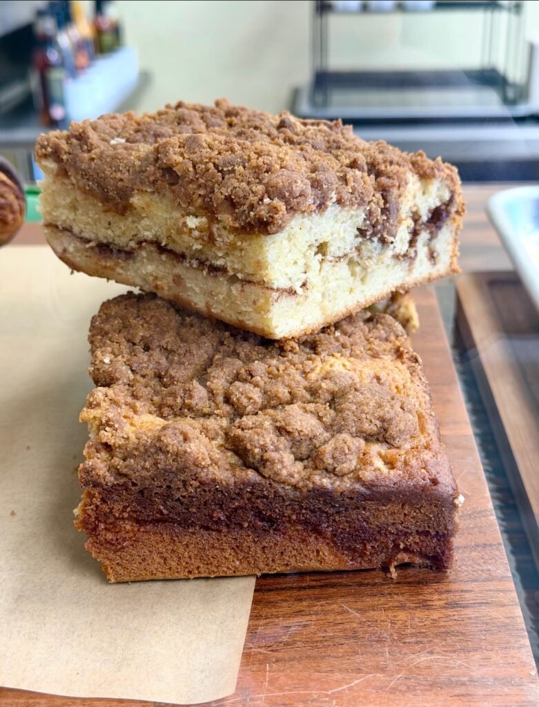 Coffee Cake Yellow Apron Baking Co, in Pearland Texas