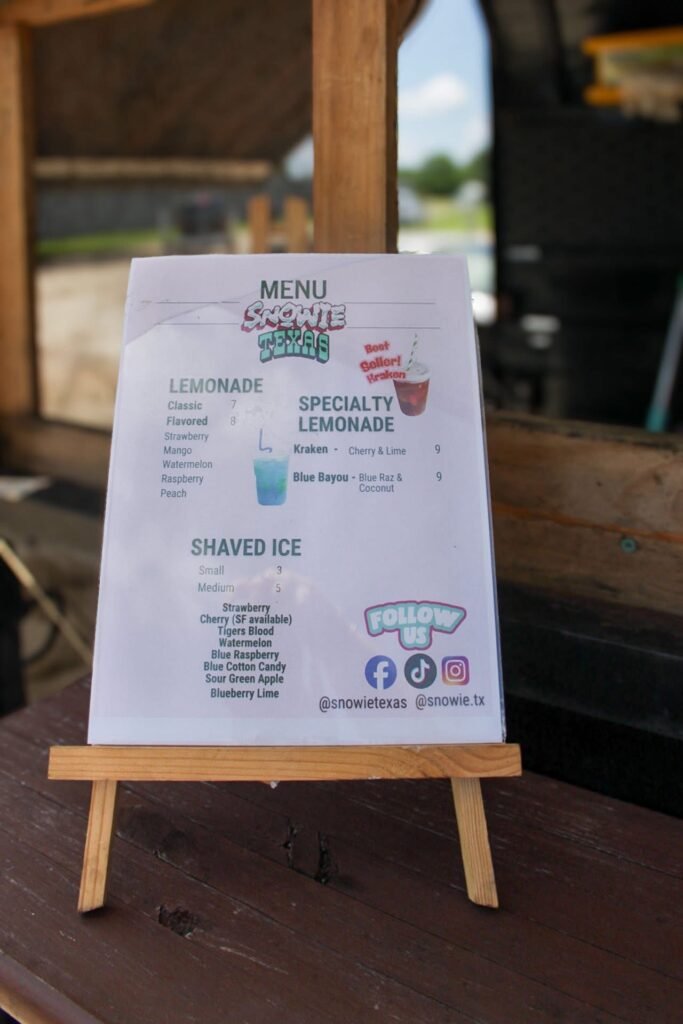 Snowie Texas Food Truck Jessica Garay