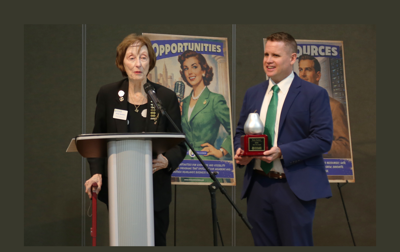 Ruby Sandars Honored with Silver Pear Award