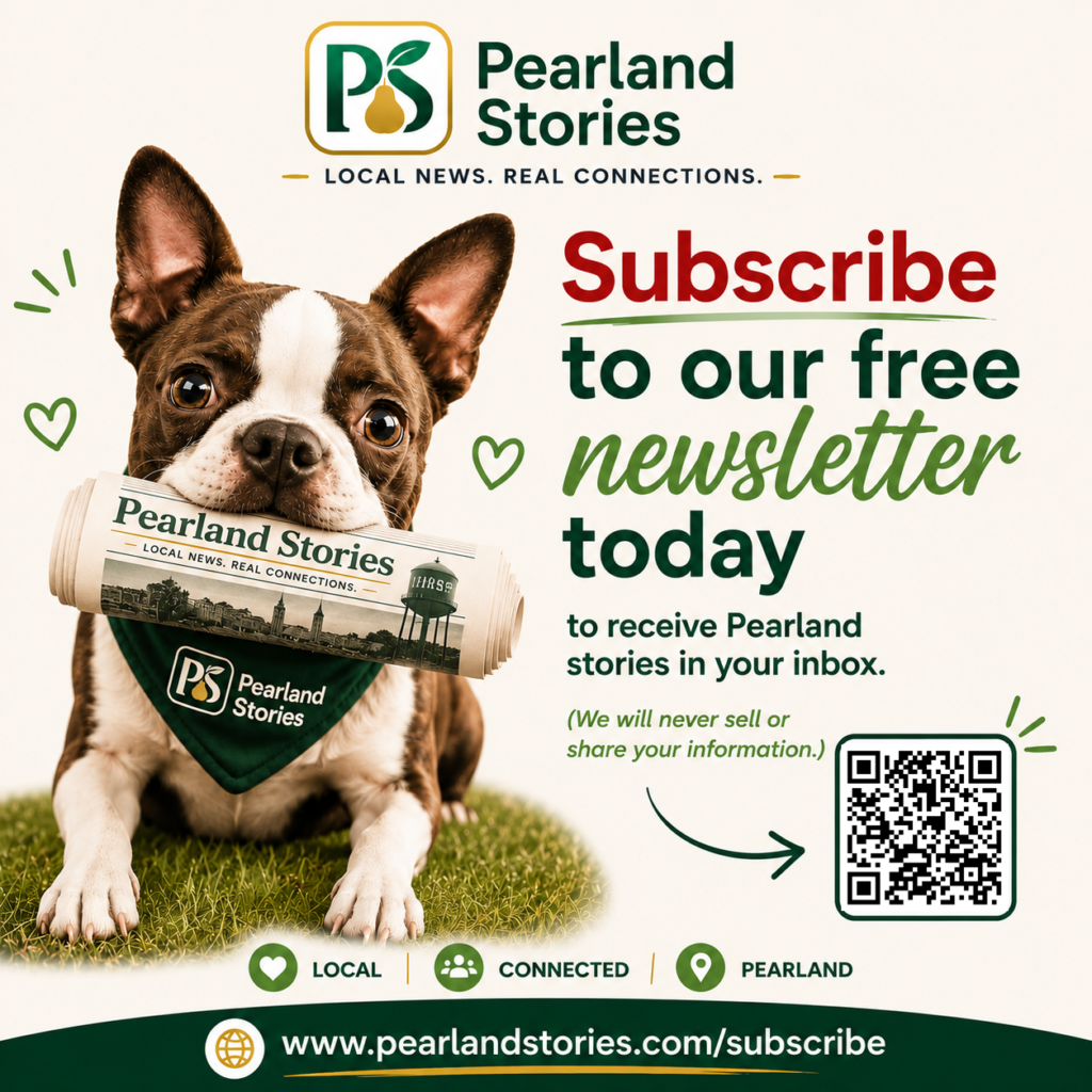 Subscribe to Pearland Stories Newsletter
