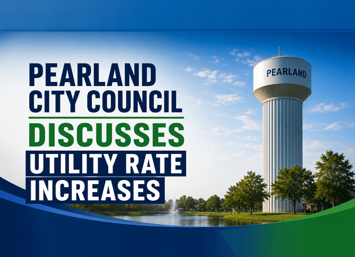 Pearland City Council Special Meeting Discussing Proposed Increases in Utility Rates