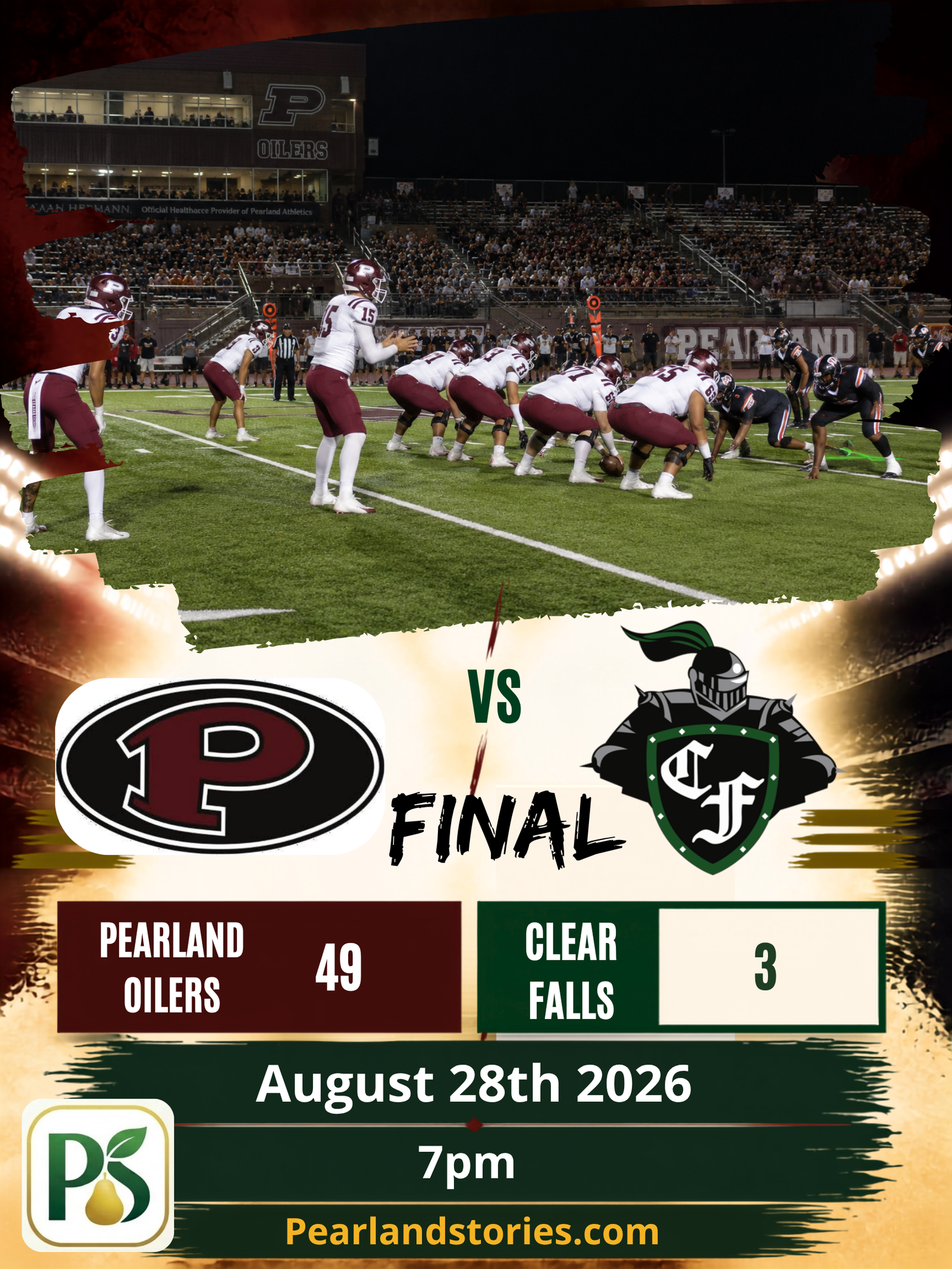 Pearland Oilers vs. Clear Falls