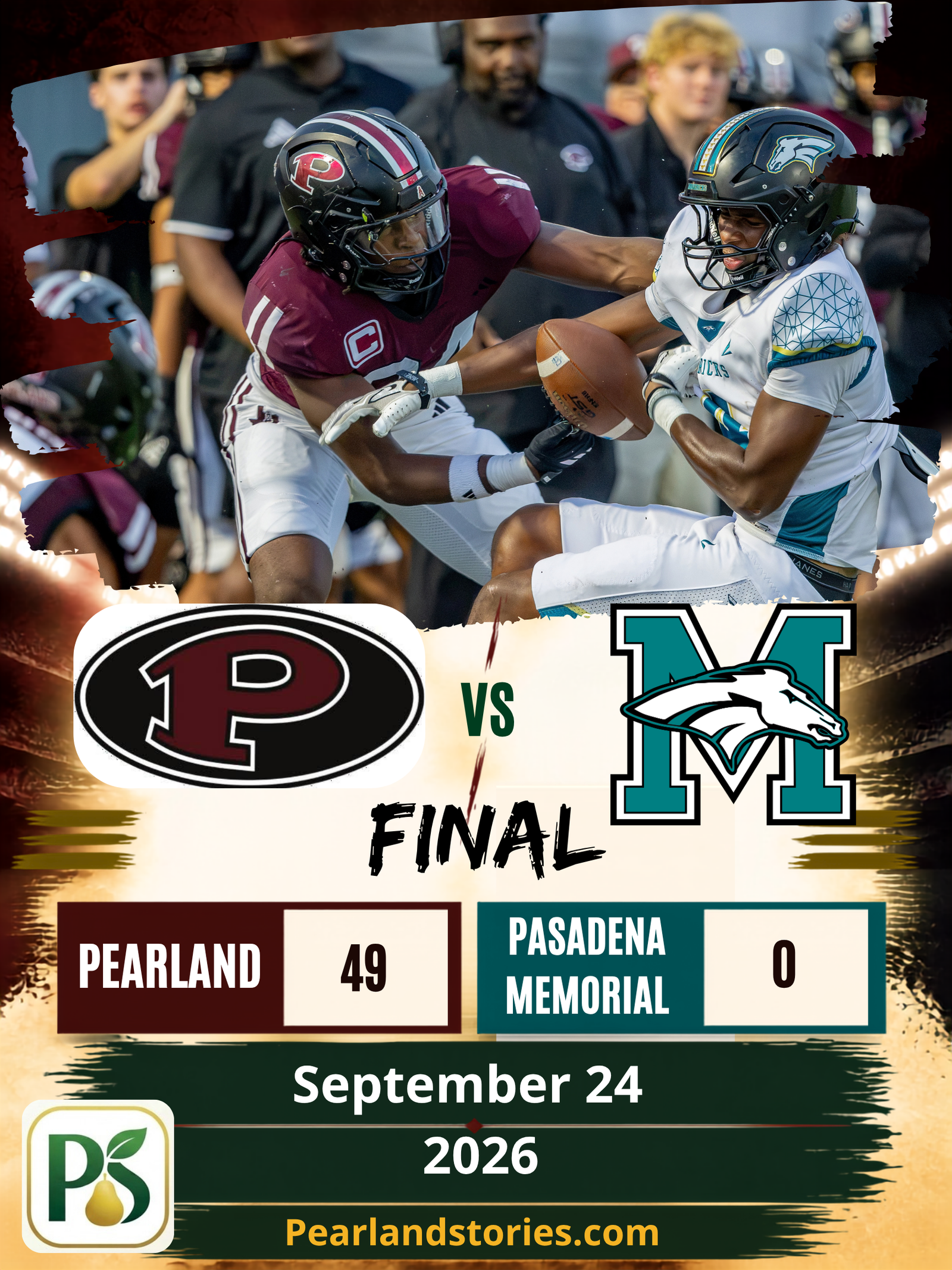 Pearland Oilers Defeat Pasadena Mavericks
